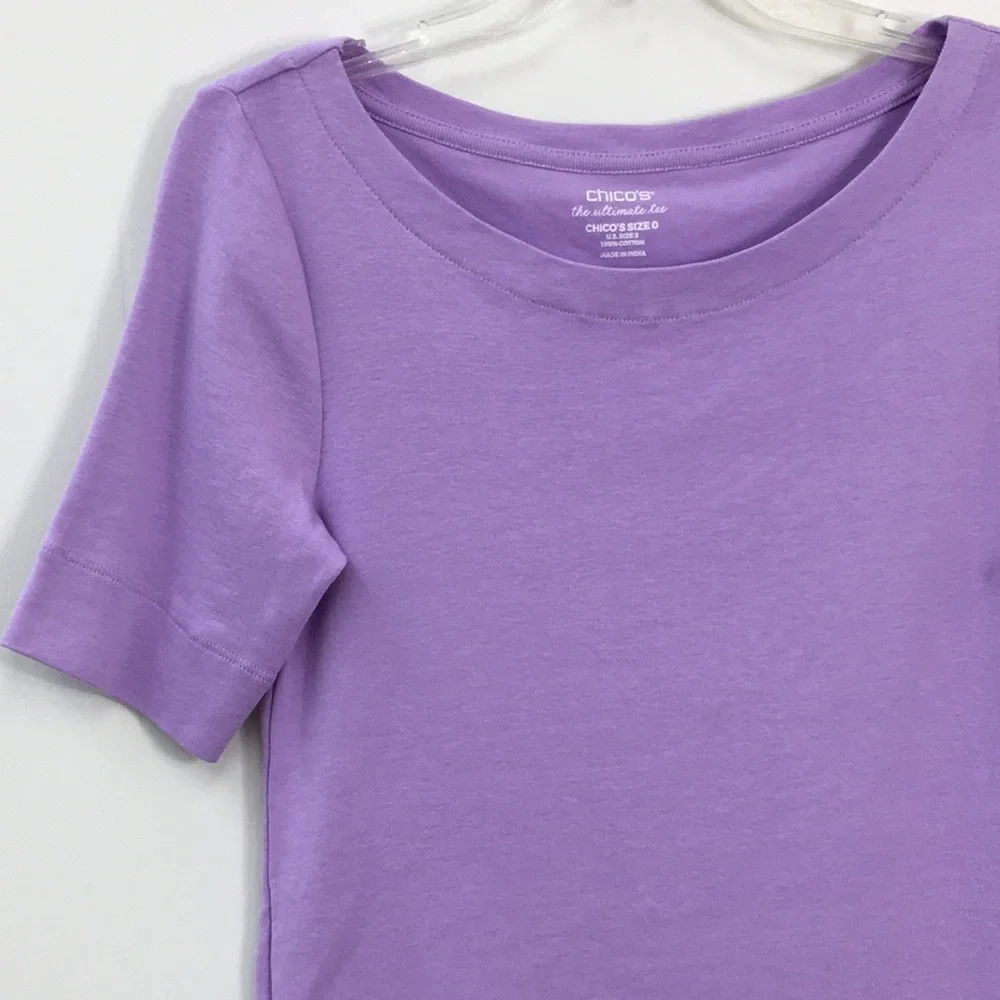 Chico's Women's Pastel Casual Tops Bundle of 3 Size 0/S EXCELLENT Condition